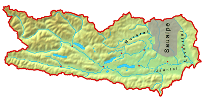 Saualpe - Karte