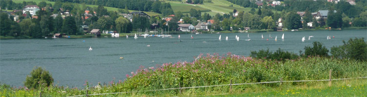 Blick auf den Ossiachersee von Ossiach